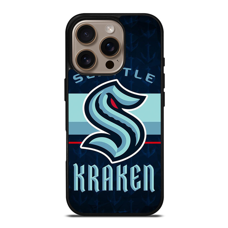 SEATTLE KRAKEN LOGO HOCKEY TEAM ICON iPhone 16 Pro Case Cover