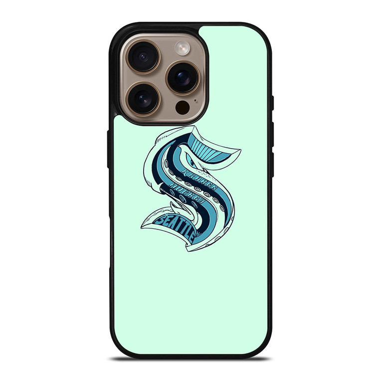 SEATTLE KRAKEN LOGO HOCKEY TEAM iPhone 16 Pro Case Cover SEATTLE KRAKEN LOGO HOCKEY TEAM iPhone 16 Pro Case Cover