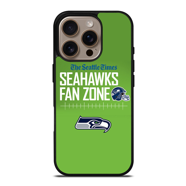 SEATTLE SEAHAWKS FANS ZONE iPhone 16 Pro Case Cover