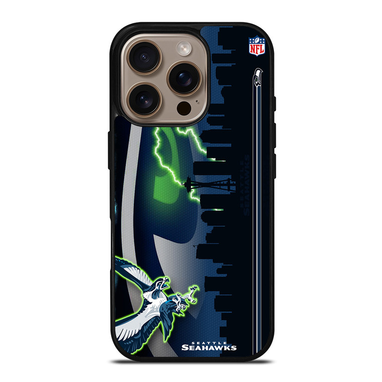 SEATTLE SEAHAWKS NFL CITY iPhone 16 Pro Case Cover