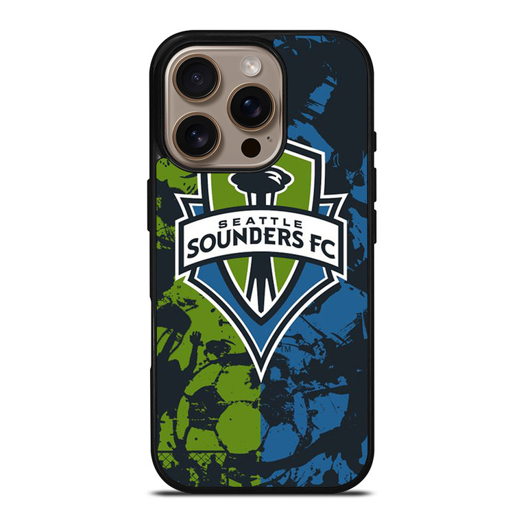 SEATTLE SOUNDERS FC ART iPhone 16 Pro Case Cover