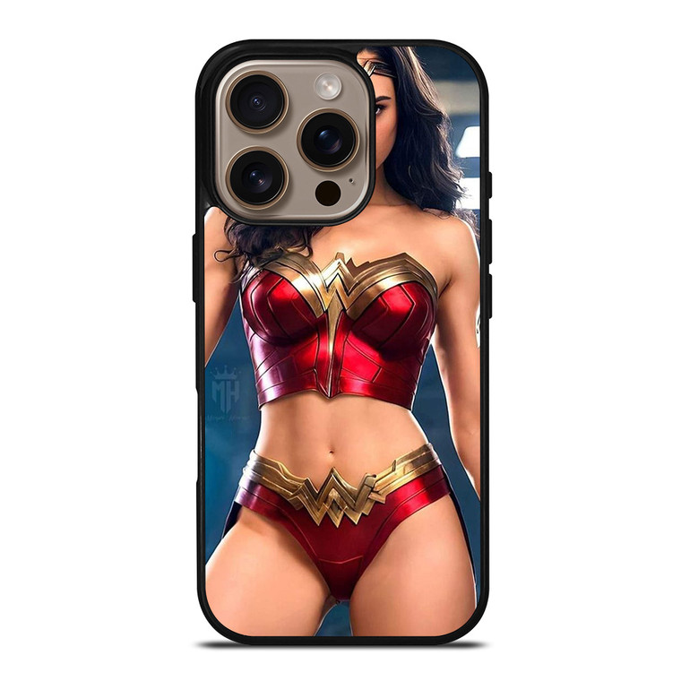 SEXY WONDER WOMAN GAL GADOT iPhone 16 Pro Case Cover