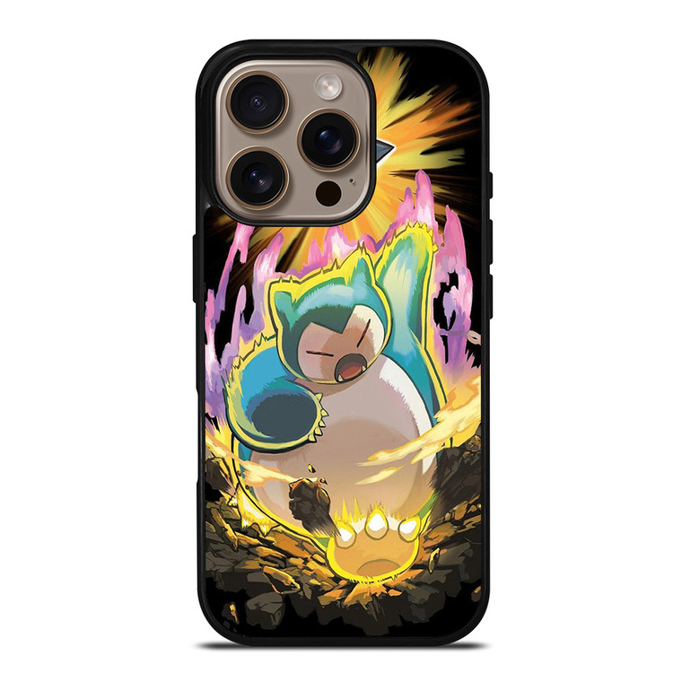 SNORLAX POKEMON ART iPhone 16 Pro Case Cover