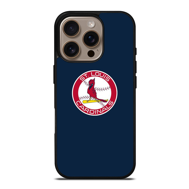 ST LOUIS CARDINALS LOGO BASEBALL TEAM EMBLEM iPhone 16 Pro Case Cover