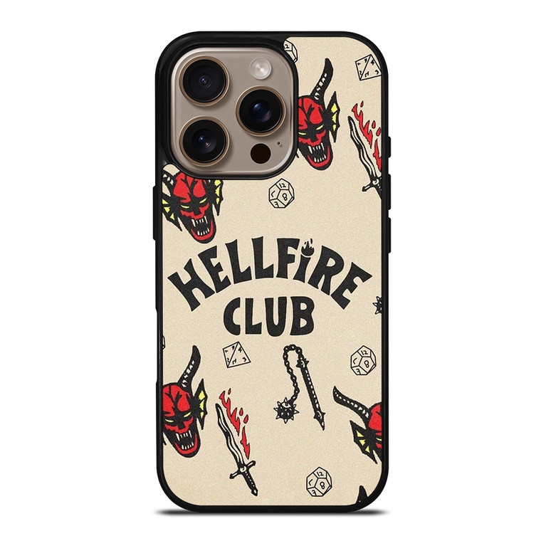 STRANGER THINGS HELLFIRE CLUB iPhone 16 Pro Case Cover