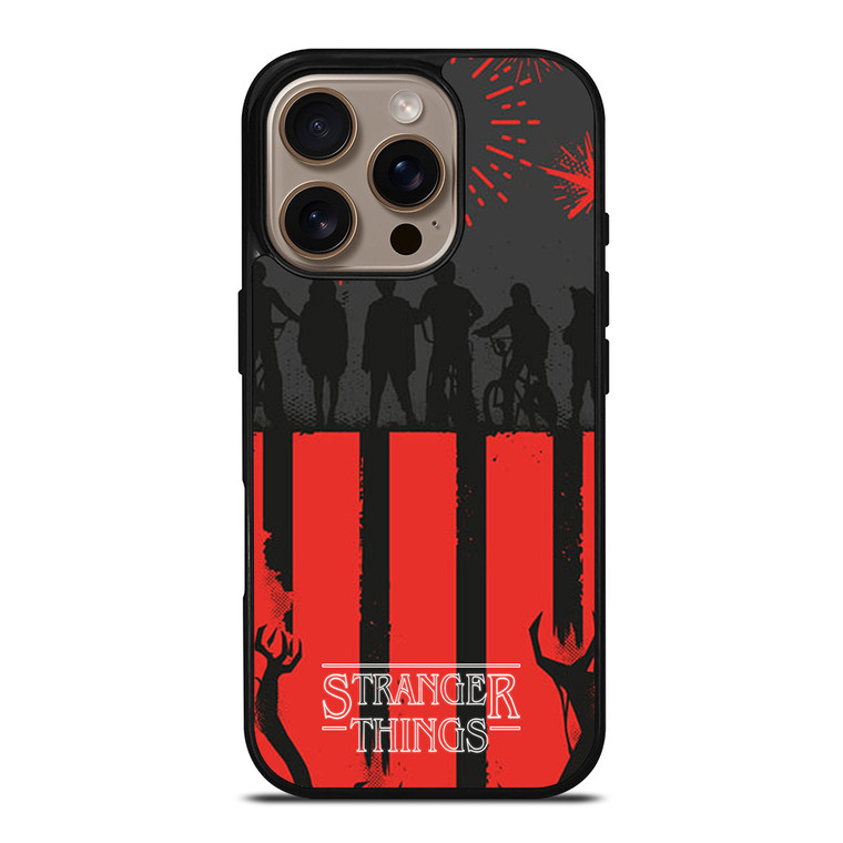 STRANGER THINGS SILHOUETTE iPhone 16 Pro Case Cover