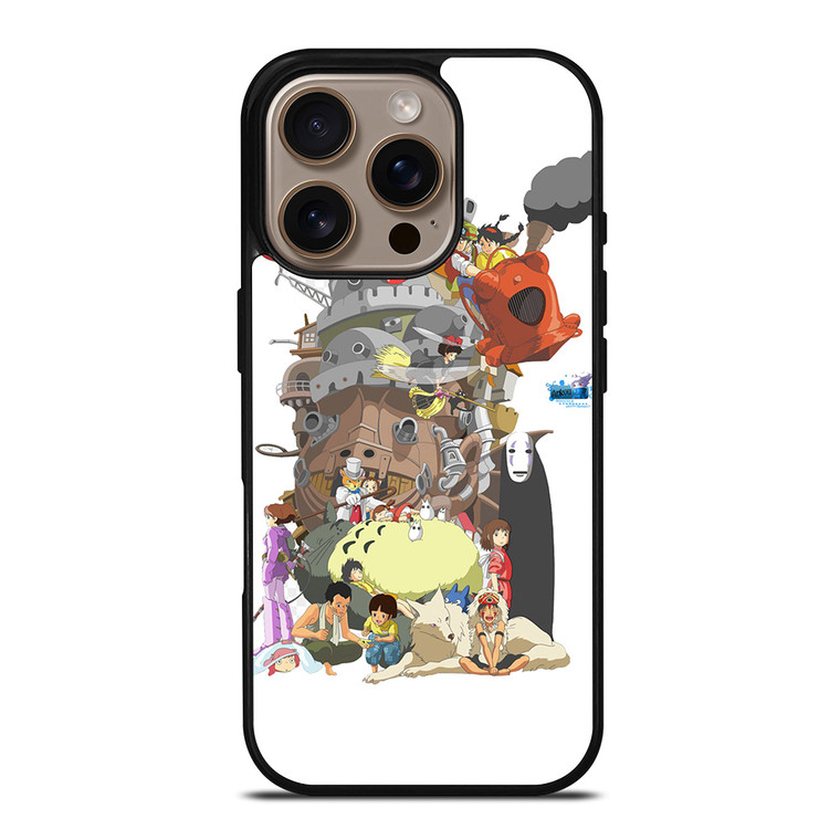 STUDIO GHIBLI ALL CHARACTER iPhone 16 Pro Case Cover
