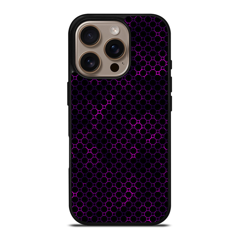 STYLISH HEXAGONAL VIOLET PATTERN iPhone 16 Pro Case Cover STYLISH HEXAGONAL VIOLET PATTERN iPhone 16 Pro Case Cover
