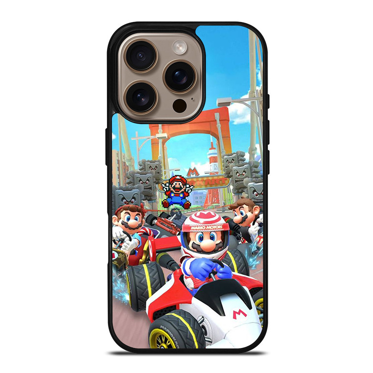 SUPER MARIO KART GAMES NINTENDO iPhone 16 Pro Case Cover SUPER MARIO KART GAMES NINTENDO iPhone 16 Pro Case Cover