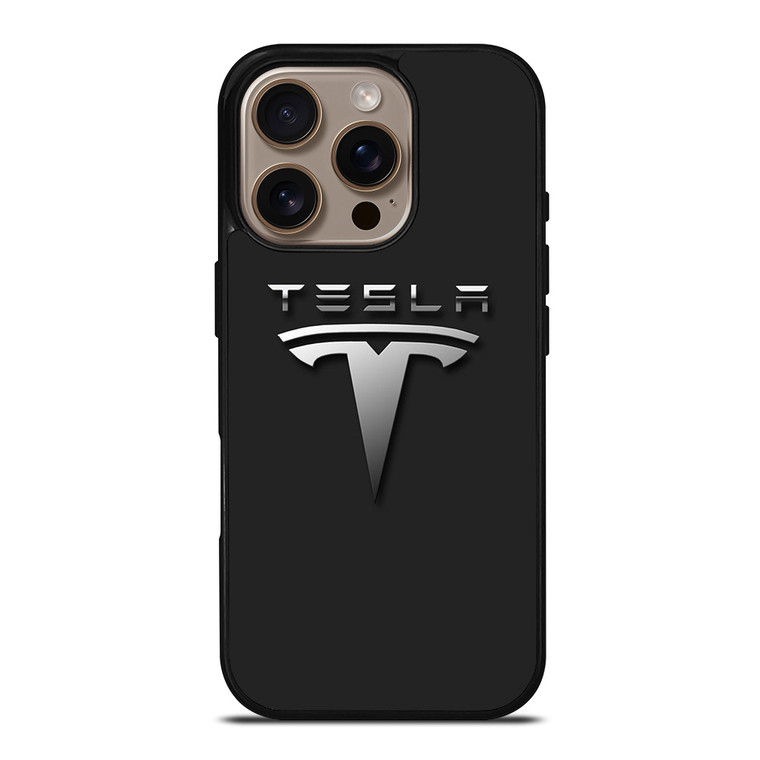 TESLA CAR LOGO iPhone 16 Pro Case Cover