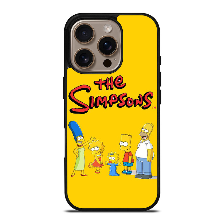 THE SIMPSONS FAMILY CARTOON iPhone 16 Pro Case Cover