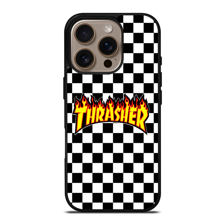 THRASHER CHECKERBOARD iPhone 16 Pro Case Cover
