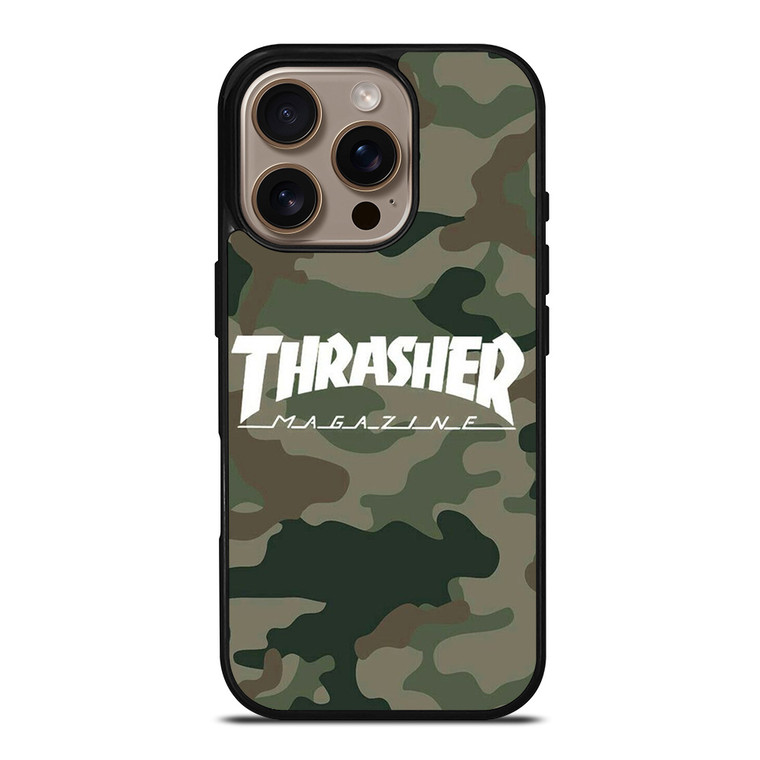 THRASHER SKATEBOARD MAGAZINE CAMO iPhone 16 Pro Case Cover THRASHER SKATEBOARD MAGAZINE CAMO iPhone 16 Pro Case Cover