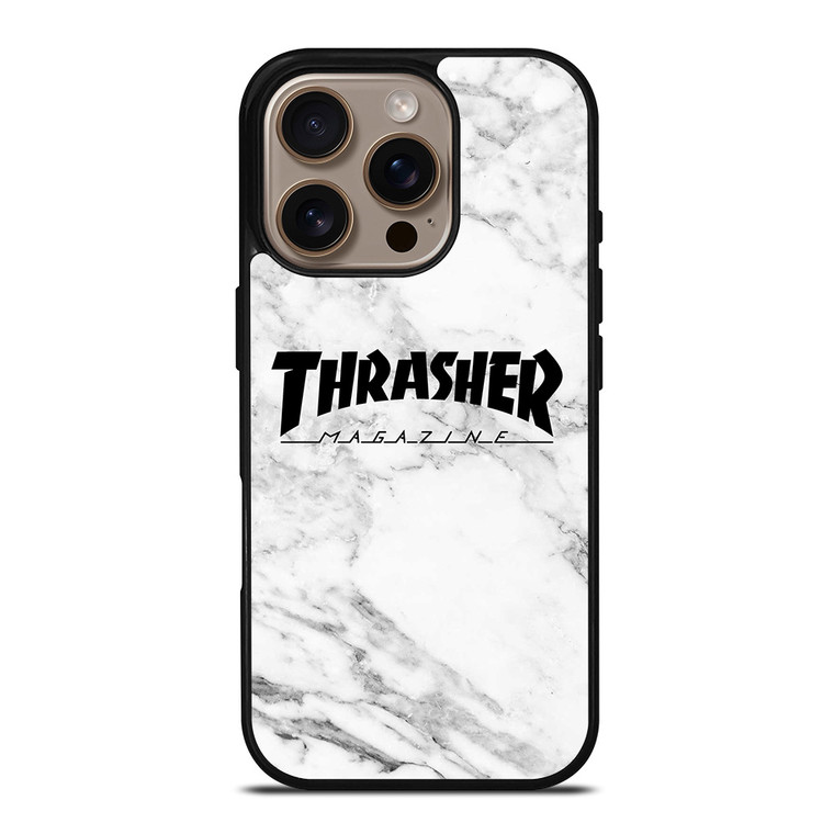 THRASHER SKATEBOARD MAGAZINE LOGO MARBLE iPhone 16 Pro Case Cover THRASHER SKATEBOARD MAGAZINE LOGO MARBLE iPhone 16 Pro Case Cover