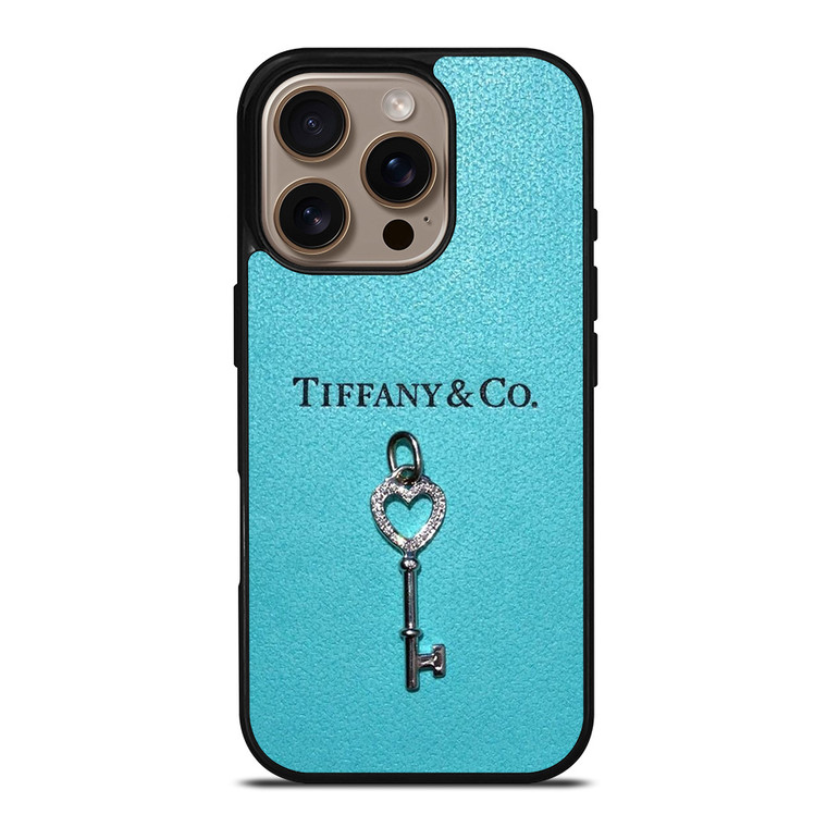 TIFFANY AND CO KEY LEATHER iPhone 16 Pro Case Cover
