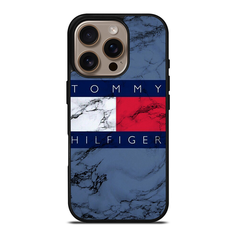 TOMMY HILFIGER MARBLE LOGO iPhone 16 Pro Case Cover