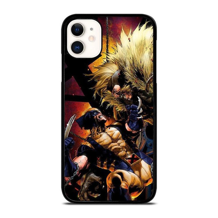 WOLVERINE VS SABRETOOTH iPhone 11 Case Cover