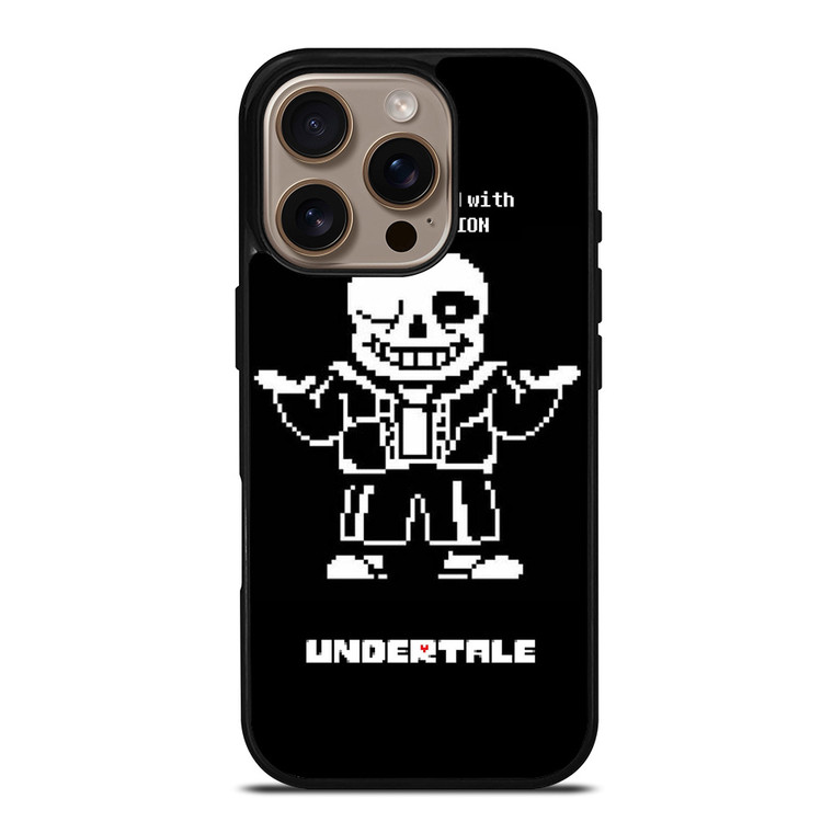 UNDERTALE SANS 8 BIT QUOTE iPhone 16 Pro Case Cover