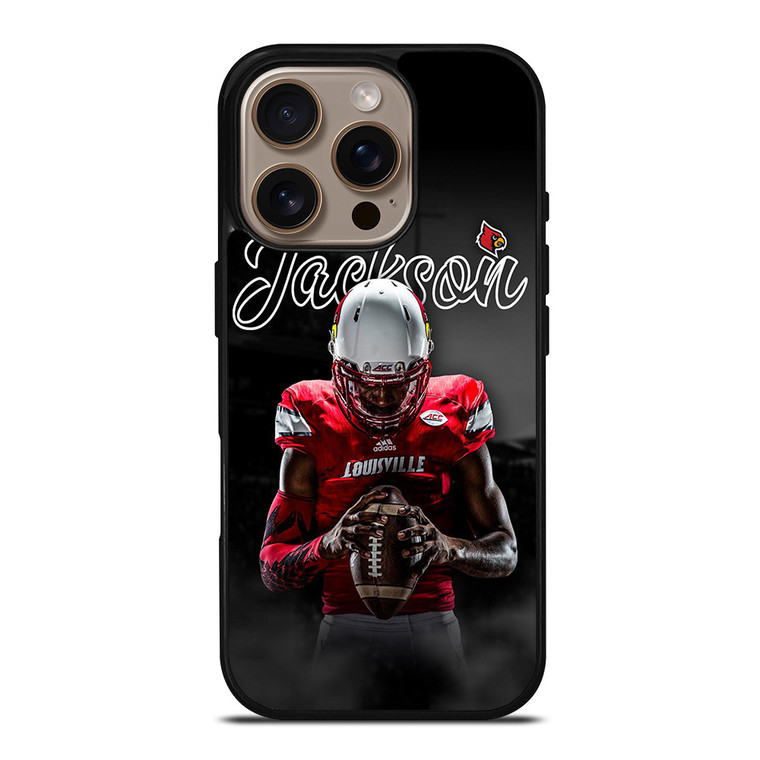 UNIVERSITY OF LOUISVILLE LAMAR JACKSON iPhone 16 Pro Case Cover