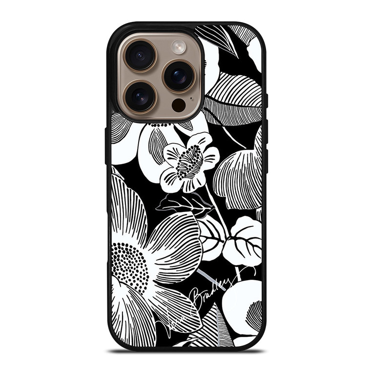 VERA BRADLEY WHITE BLOOMS iPhone 16 Pro Case Cover