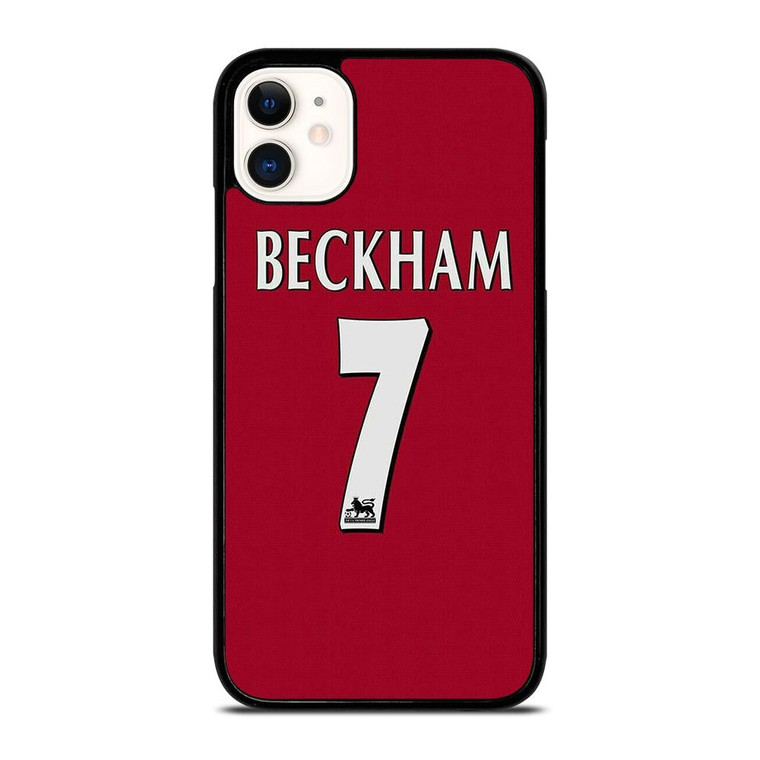 DAVID BECKHAM JERSEY MANCHESTER UNITED iPhone 11 Case Cover