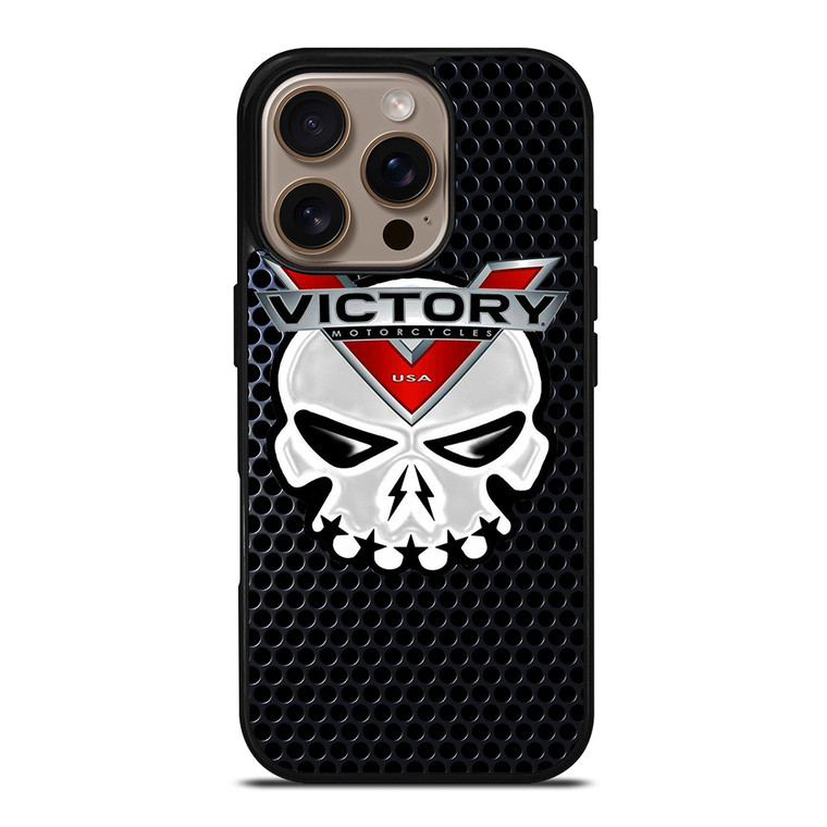VICTORY MOTORCYCLE SKULL LOGO iPhone 16 Pro Case Cover