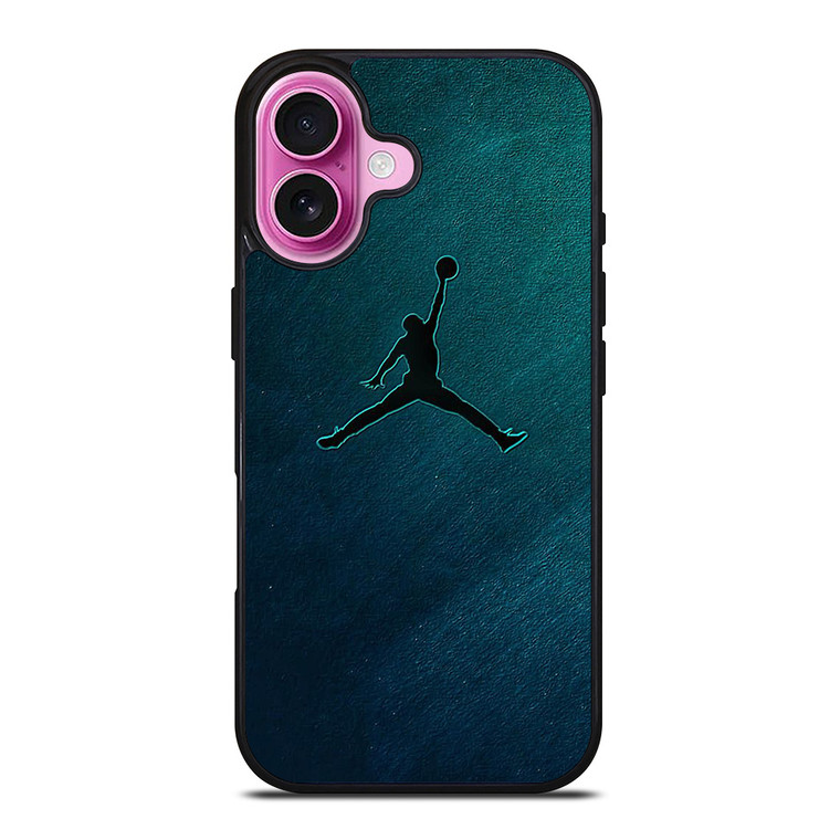 AIR JORDAN LOGO NIKE BLUE iPhone 16 Plus Case Cover