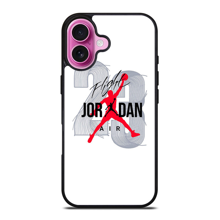 AIR JORDAN NIKE 23 FLIGHT LOGO iPhone 16 Plus Case Cover AIR JORDAN NIKE 23 FLIGHT LOGO iPhone 16 Plus Case Cover