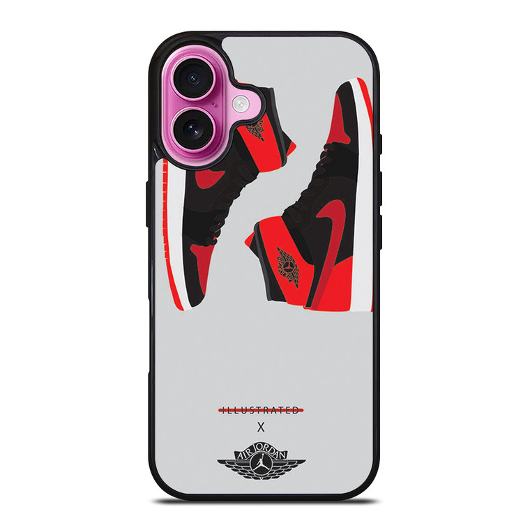 AIR JORDAN NIKE SNEAKERS SYMBOL iPhone 16 Plus Case Cover