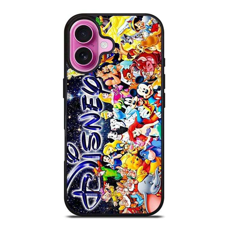 ALL DISNEY CHARACTER CARTOON iPhone 16 Plus Case Cover