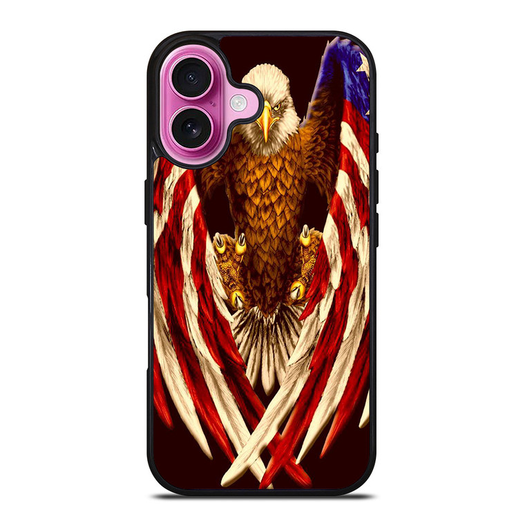AMERICA FLAG EAGLE iPhone 16 Plus Case Cover