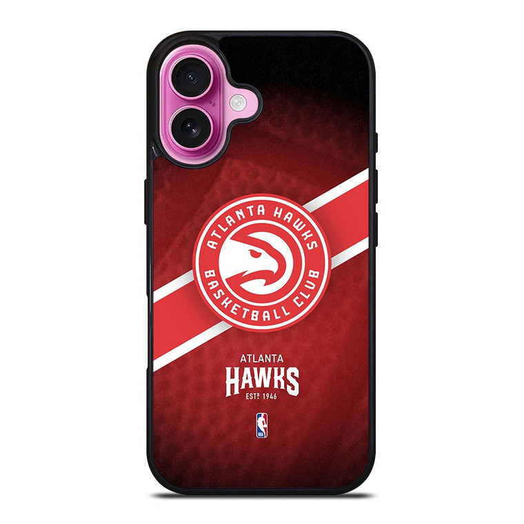 ATLANTA HAWKS NBA TEAM iPhone 16 Plus Case Cover