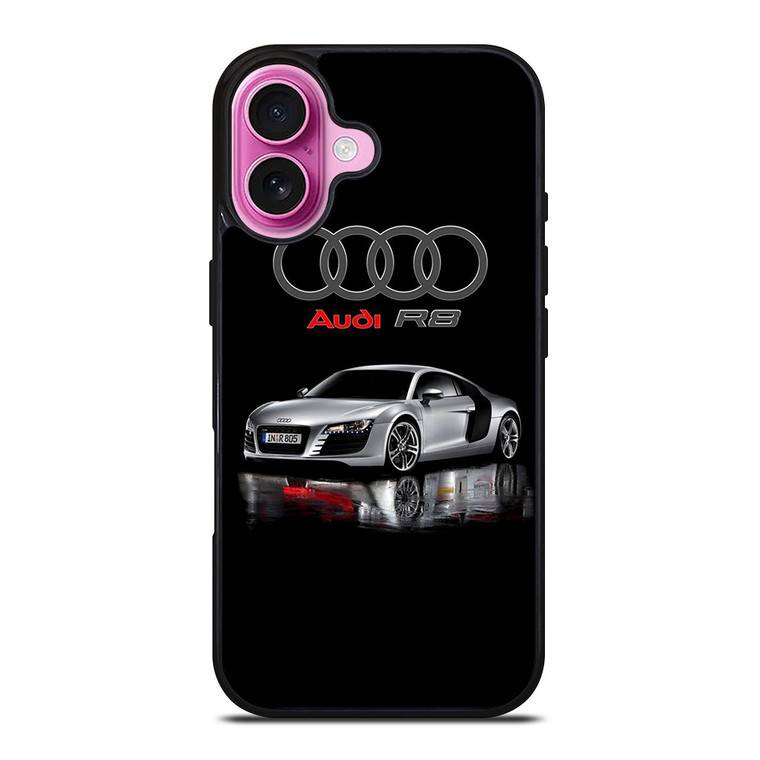 AUDI R8 CAR LOGO iPhone 16 Plus Case Cover