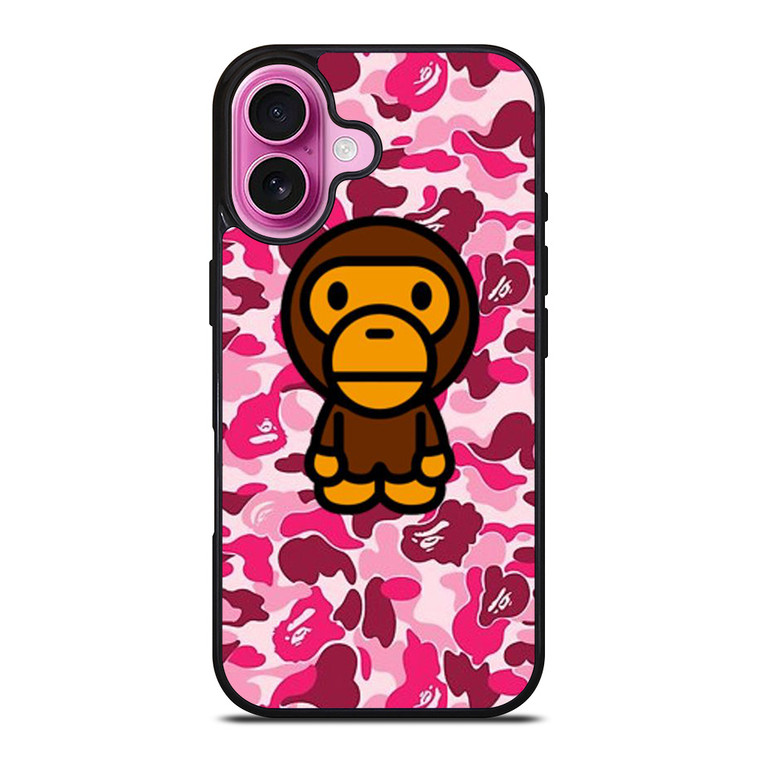 BABY MILO BAPE CAMO iPhone 16 Plus Case Cover