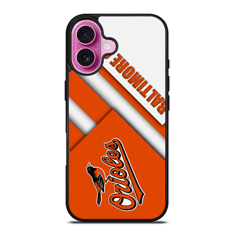 BALTIMORE ORIOLES BASEBALL LOGO iPhone 16 Plus Case Cover