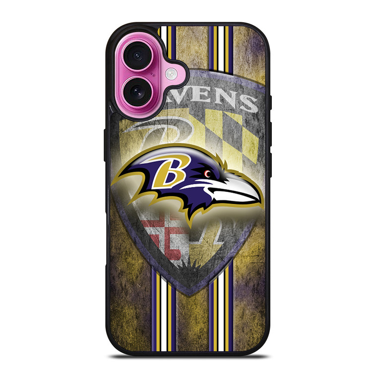 BALTIMORE RAVENS FOOTBALL iPhone 16 Plus Case Cover