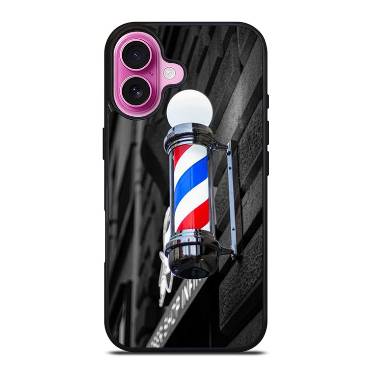 BARBER POLE HAIR CUT iPhone 16 Plus Case Cover