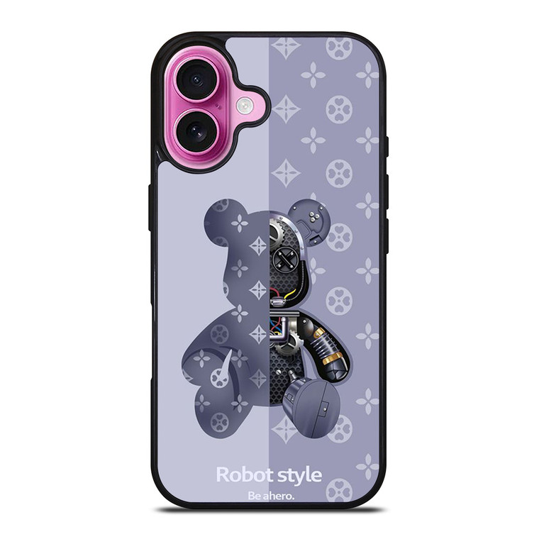 BEARBRICK ROBOT STYLE COOL BEAR iPhone 16 Plus Case Cover