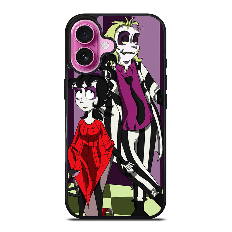 BEETLEJUICE TIM BURTON CARTOON iPhone 16 Plus Case Cover