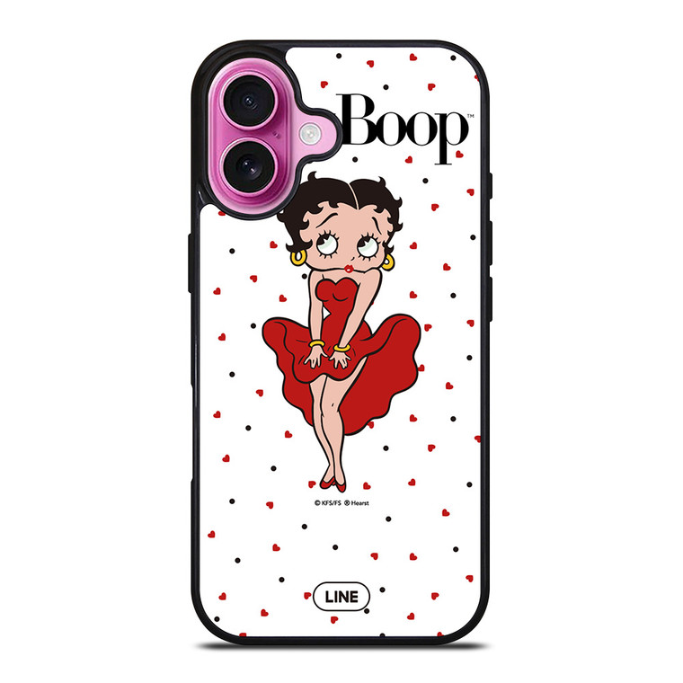 BETTY BOOP POLKADOT iPhone 16 Plus Case Cover