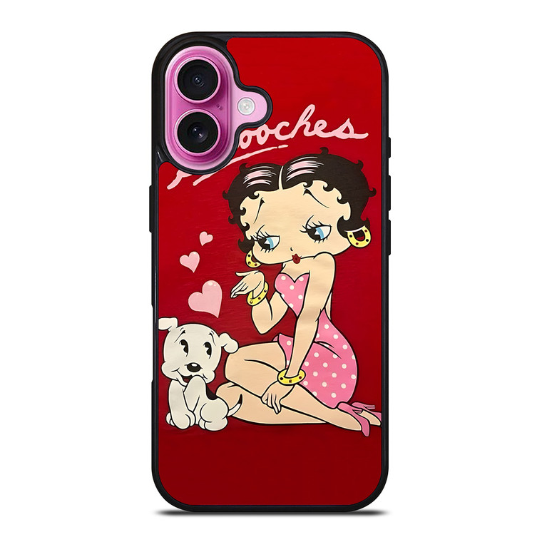 BETTY BOOP SMOOCHES iPhone 16 Plus Case Cover