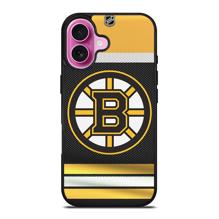 BOSTON BRUINS LOGO NHL iPhone 16 Plus Case Cover