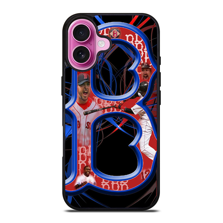 BOSTON RED SOX LOGO ART iPhone 16 Plus Case Cover