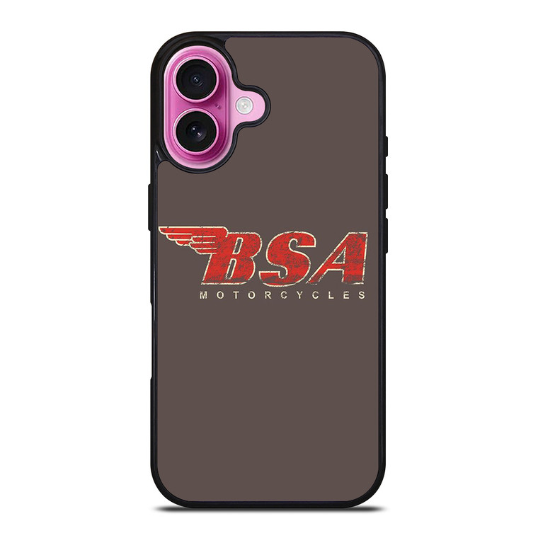 BSA MOTORCYCLE LOGO BRITISH ICON iPhone 16 Plus Case Cover
