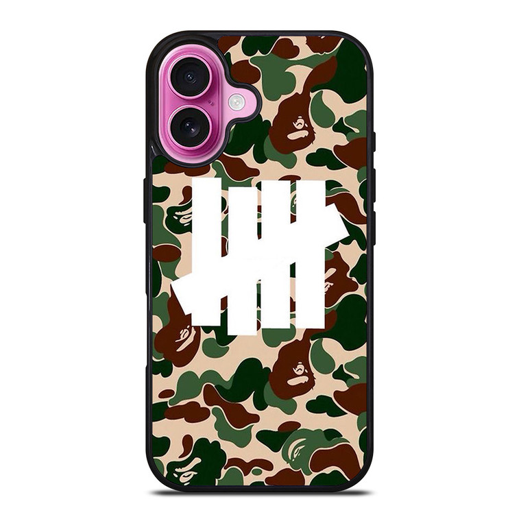 CAMO UNDEFEATED LOGO iPhone 16 Plus Case Cover