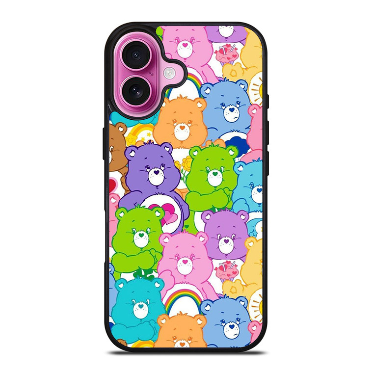 CARE BEARS COLLAGE iPhone 16 Plus Case Cover