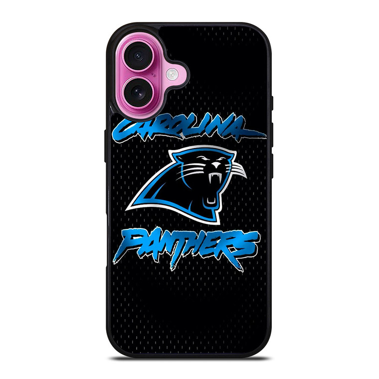 CAROLINA PANTHERS CARBON SYMBOL iPhone 16 Plus Case Cover