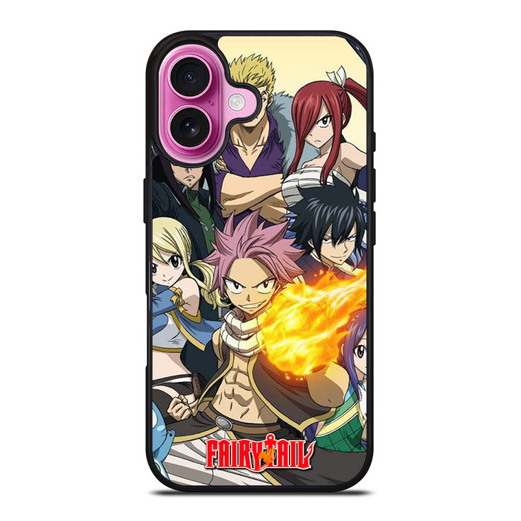CHARACTER OF FAIRY TAIL ANIME iPhone 16 Plus Case Cover
