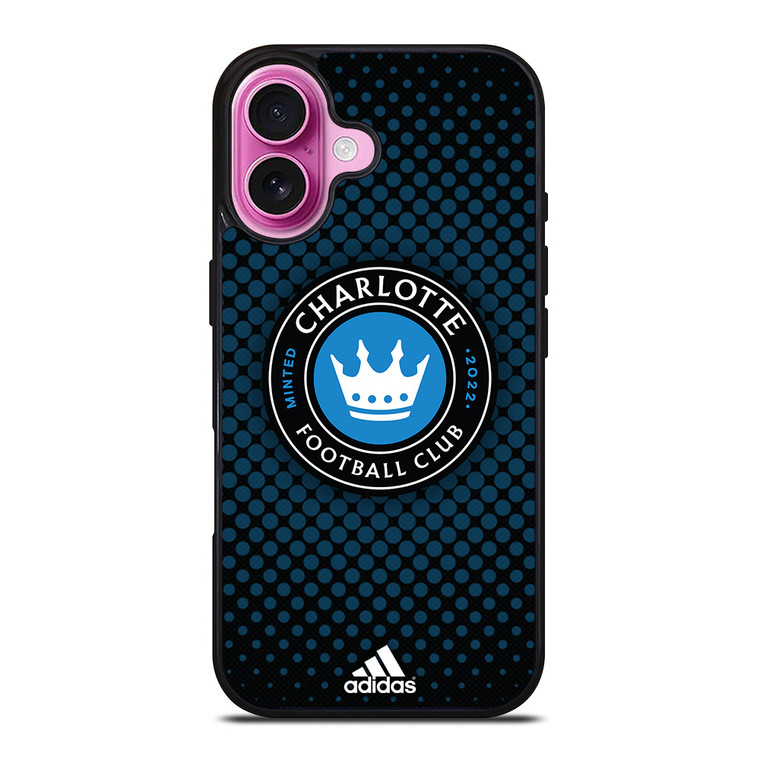 CHARLOTTE FC SOCCER MLS ADIDAS iPhone 16 Plus Case Cover