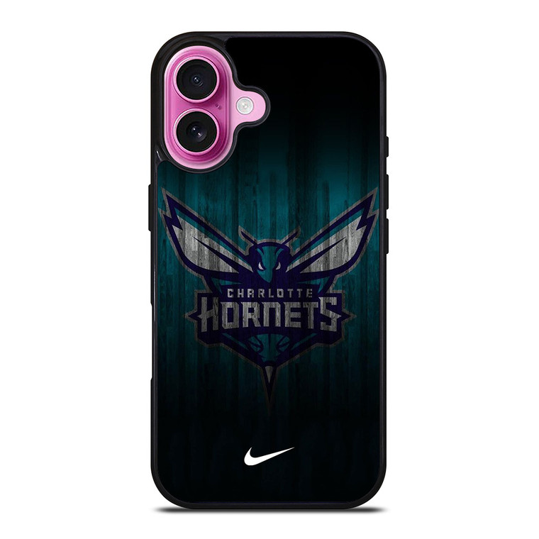 CHARLOTTE HORNETS NIKE iPhone 16 Plus Case Cover